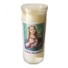 1 vela de cristal Santa Filomena