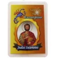 sign card - scorpio / saint judas iskaryotes
