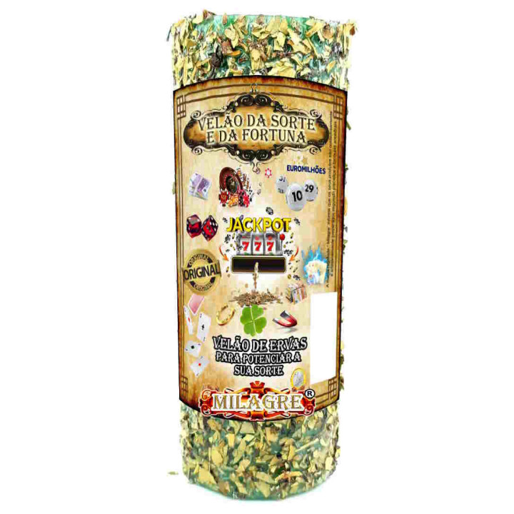 Velone Fortuna e Successo - candela di erbe