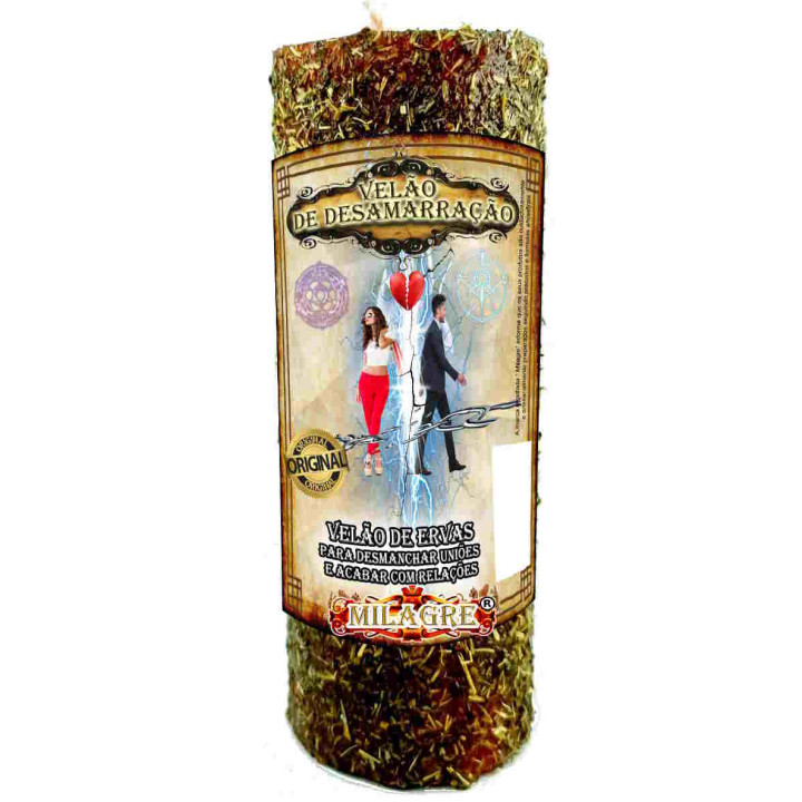 Candela di Disamoramento - candela di erbe