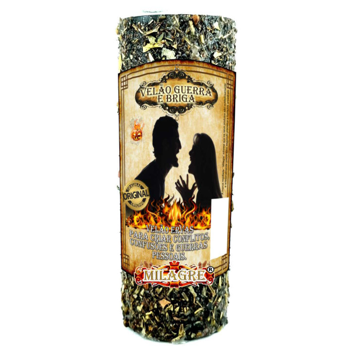 velón de hierbas guerra y pelea