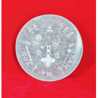 Placa Energética Selenite - Tetragrammaton 14cm