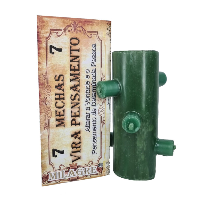 velone 7 fiamme vira pensamento - candela