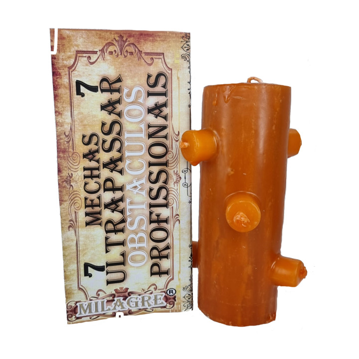 velione 7 fiamme arancione – Occupazione - candela