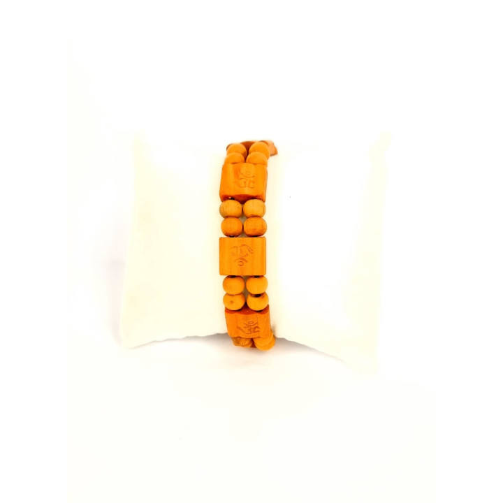 Pulsera Budista de Madera con OM – Buenas Energías
