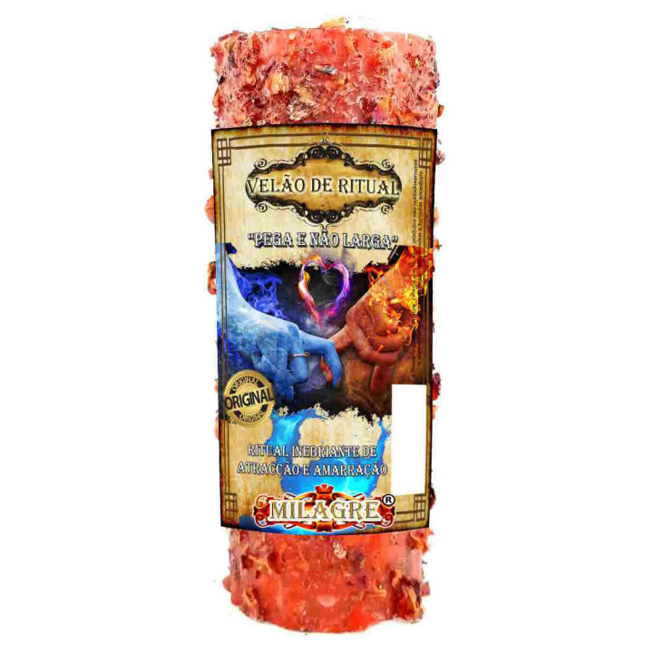 Velón "Atrapa y no suelta" - vela de hierbas