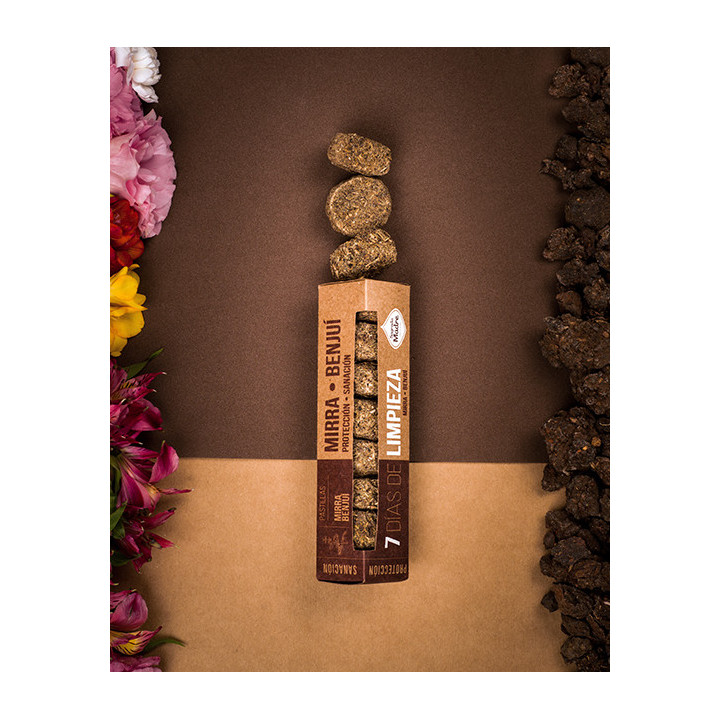 Pastilhas de Defumação 7 Dias Mirra e Benjoim