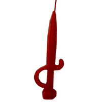 Vela Espada Roja – Corte y Protección en el Amor