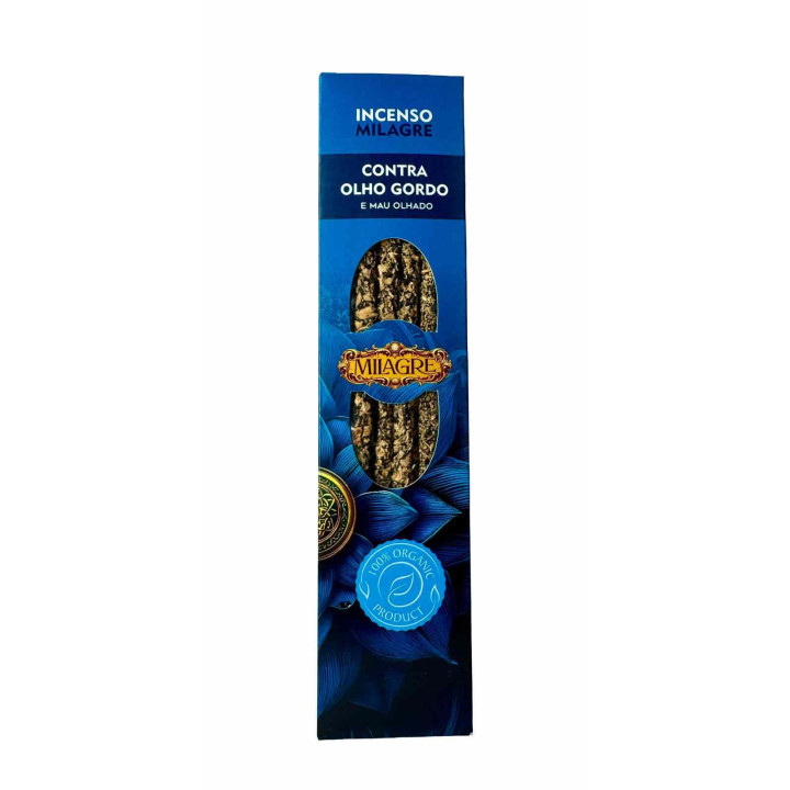 Incienso Contra Mal de Ojo y Envidia Milagre 20g | Protección y Limpieza Espiritual