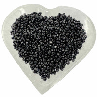 Cuentas Negras 220 g | Para Collares Espirituales y Artesanía