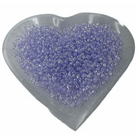 Cuentas Lavanda Translúcidas 220g | Para Trabajos Espirituales y Artesanales