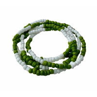Collar Espiritual Blanco y Verde 45 cm | Milagre