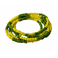 Collar Espiritual Amarillo y Verde 45 cm | Milagre