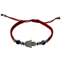 Pulsera Macramé Mano de Fátima y Ojo Turco | Milagre