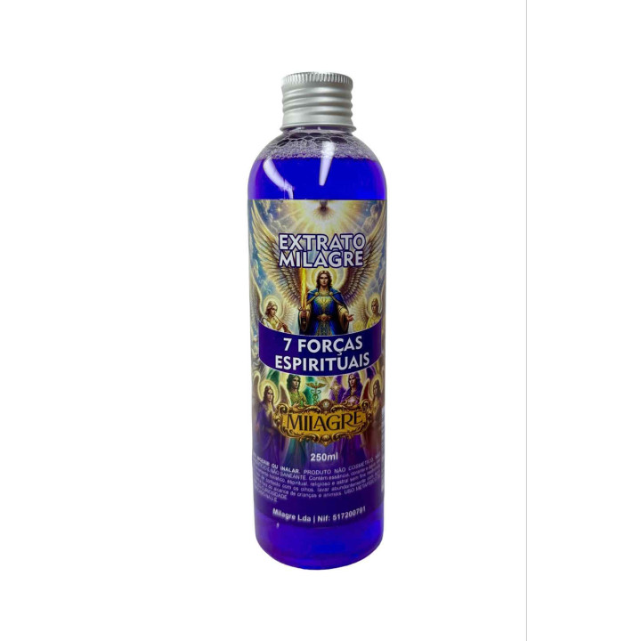 Baño 7 Fuerzas Espirituales 250ml – Descarga y Limpieza | Milagre