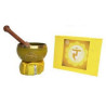 yellow Tibetan bowl – 9cm